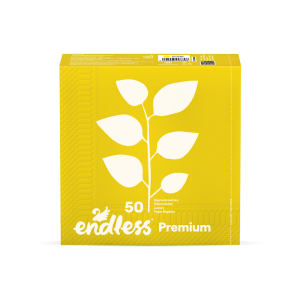 χαρτοπετσετες - χαρτικα - Endless Premium Κίτρινη 50φ Χαρτοπετσέτες
